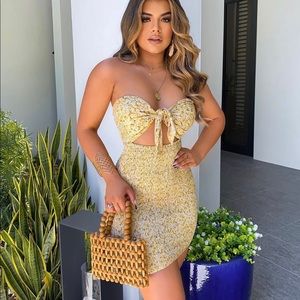 Floral mini dress